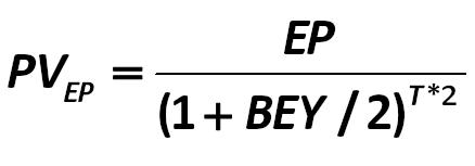 The  second  necessary  component  for  the  intermediate  calculation  is  PVEP:  present value of the exercise price (strike price): [Gibson-Stickney-Schroeder-Clark]